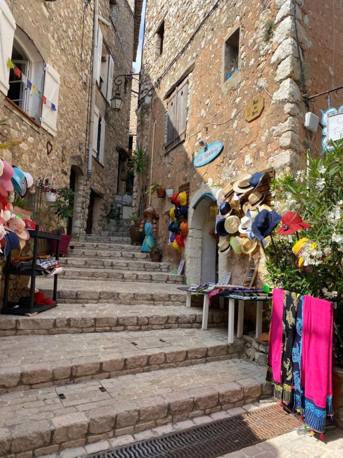 Charmant Appartement Au Coeur Du Village Tourrettes-sur-Loup Eksteriør billede